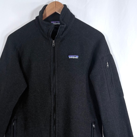 Patagonia Jackets & Blazers - Patagonia Better Sweater Full Zip Fleece Jacket Black Heather Womens Large